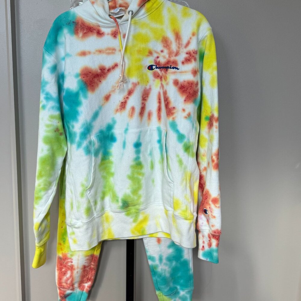 Custom Champion Sweatshirt and Sweatpants Set